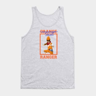 Skull Orange Ranger Tank Top